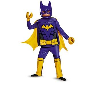 New nwt Lego Batman movie bat woman purple Halloween logo person costume dressup